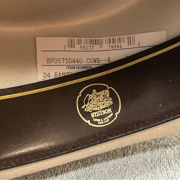 Stetson 5X Fur Felt Rancher Cowboy Hat - Picture 11 of 16